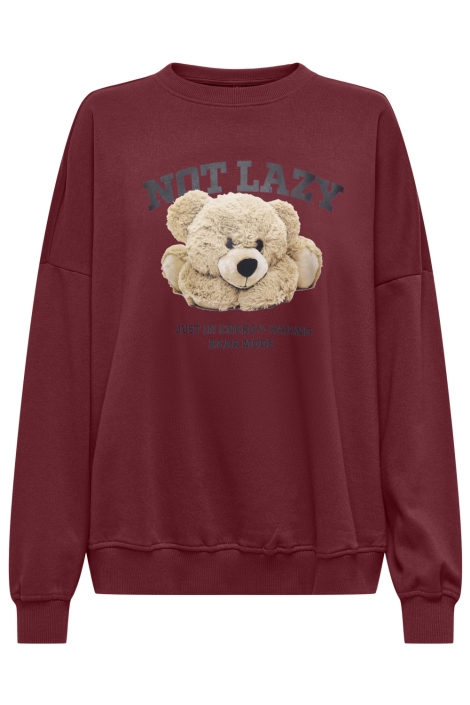 Only onlbila l/s bear o-neck swt